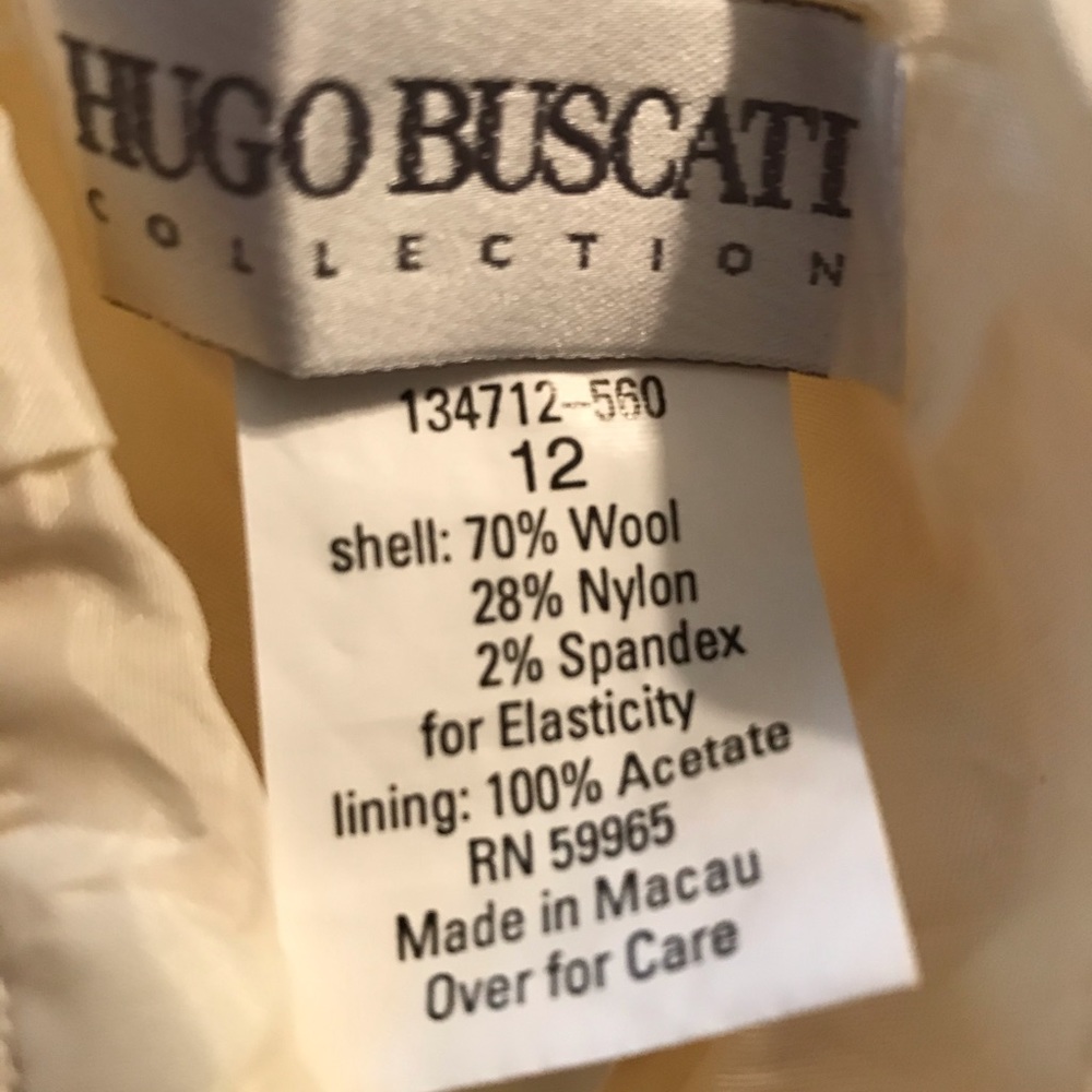 SOLD!!!!Women’s Hugo Buscatti. Pants. Size 10 - Picture 3 of 4